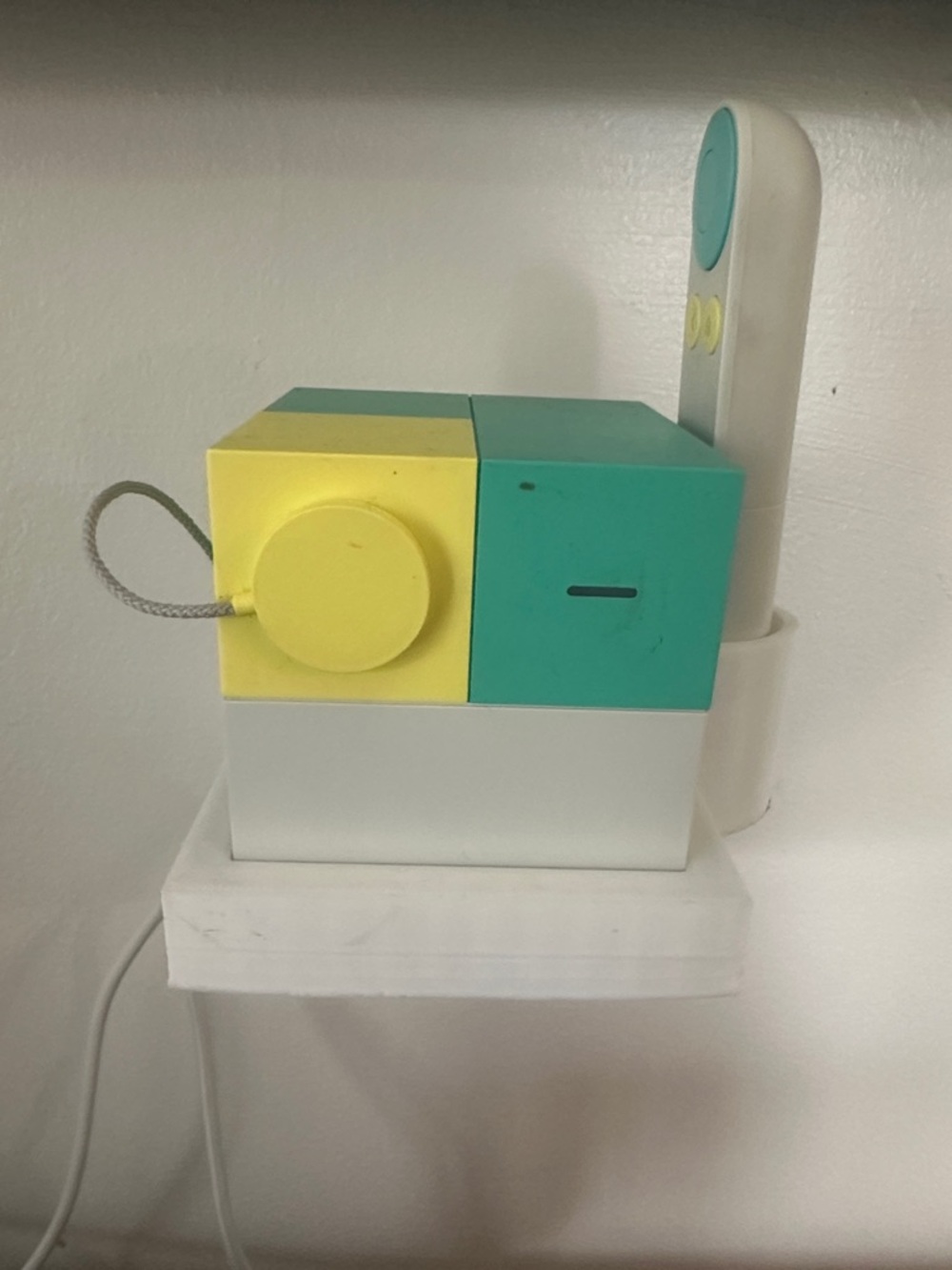 Nex Yellow and Teal Modular Game Console Cube